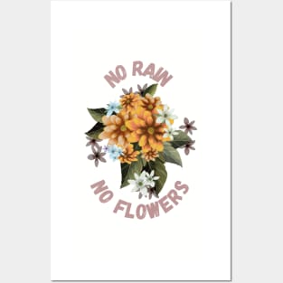 Botanical Perennial Flowers Posters and Art